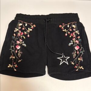 Burberry kids Nate English Rose Logo Drawstring Shorts